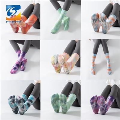 Tie Dye Αντιολισθητικές Κάλτσες Yoga